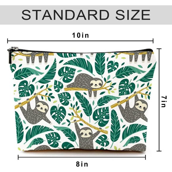 Women's High Quality Beautiful Canvas Waterproof Zipper Makeup Bag For Cosmetic - Picture 6 of 6